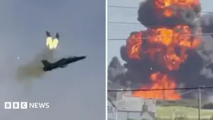 Royal Air Force Hawk T2 Training Jet Crashes Near RAF Valley After Dramatic Pilot Ejection Over Anglesey