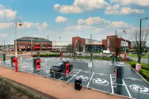 EV charging kicks off at the Stadium of Light