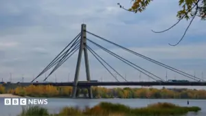 Kyiv’s Vital Transit Arteries Under Fire as Russian Strikes Hit North Bridge, Deepening Infrastructure Crisis in the Capital